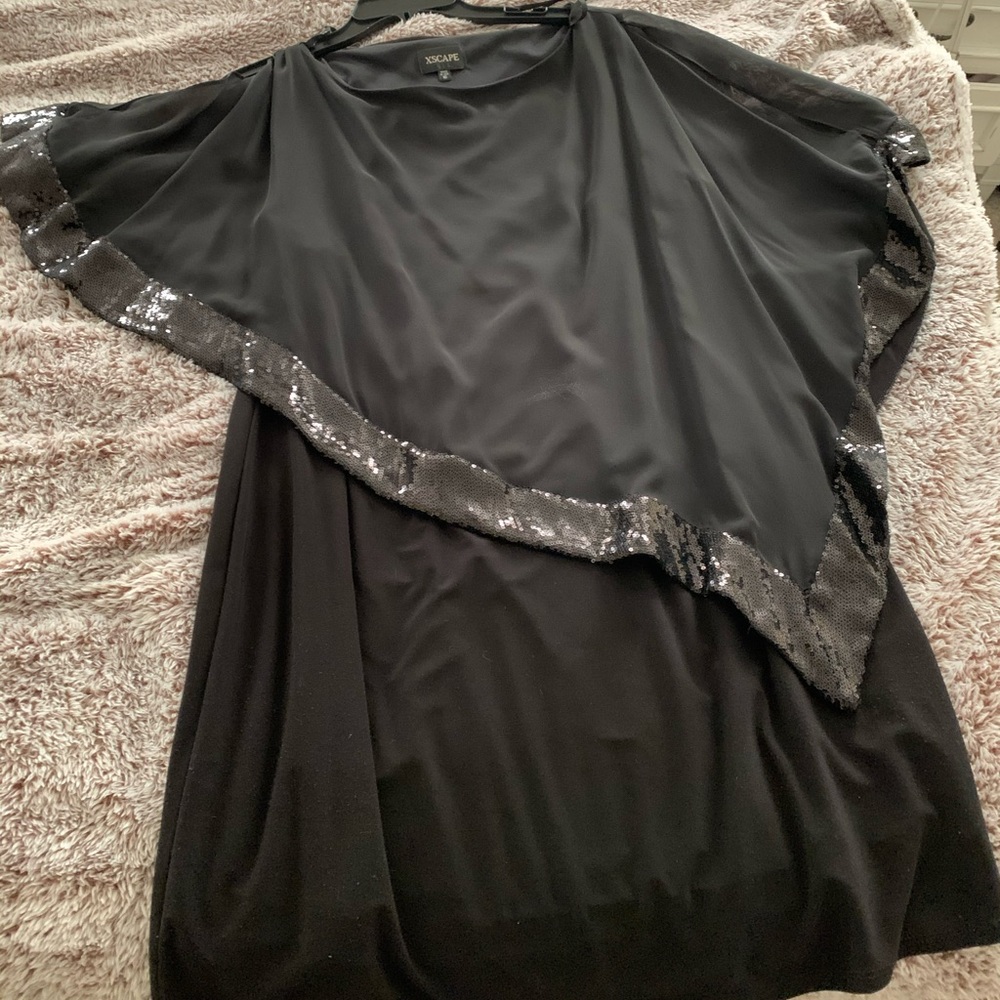 Xscape Black Dress